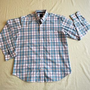 Tailorbyrd Button Down Shirt Men’s XL with Contrasting Cuffs EUC